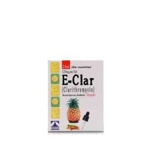 E-Clar 125MG 60ML Susp