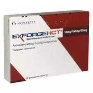 Exforge Hct 5/160/25MG Tab