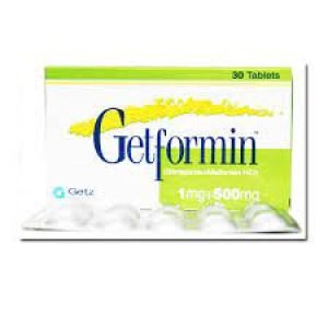 Getformin 1-500MG Tab