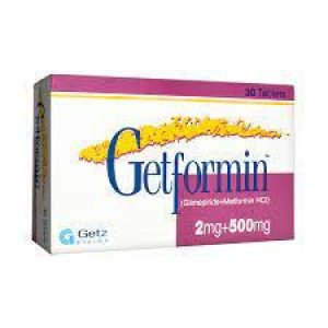Getformin 2-500MG Tab