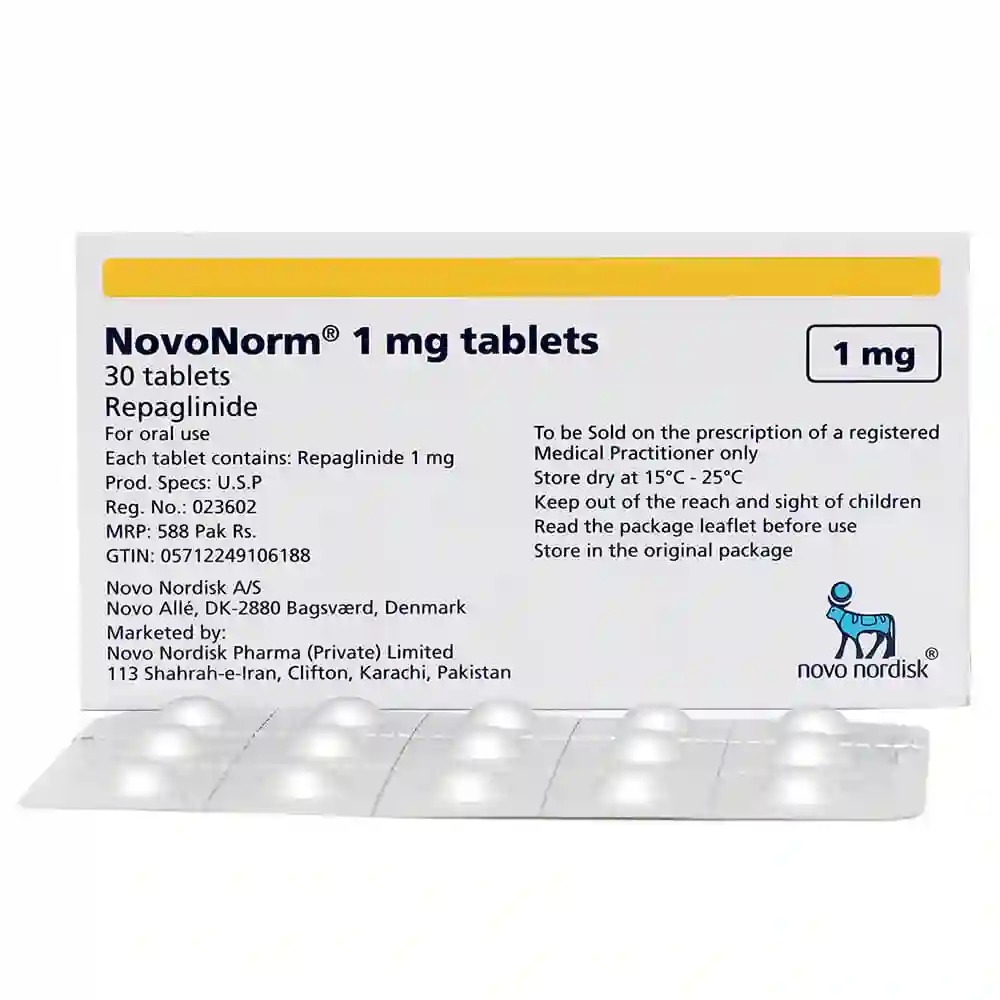 Buy Original Novonorm 1MG Tab German In Pakistan - Homeopathic Medicine ...