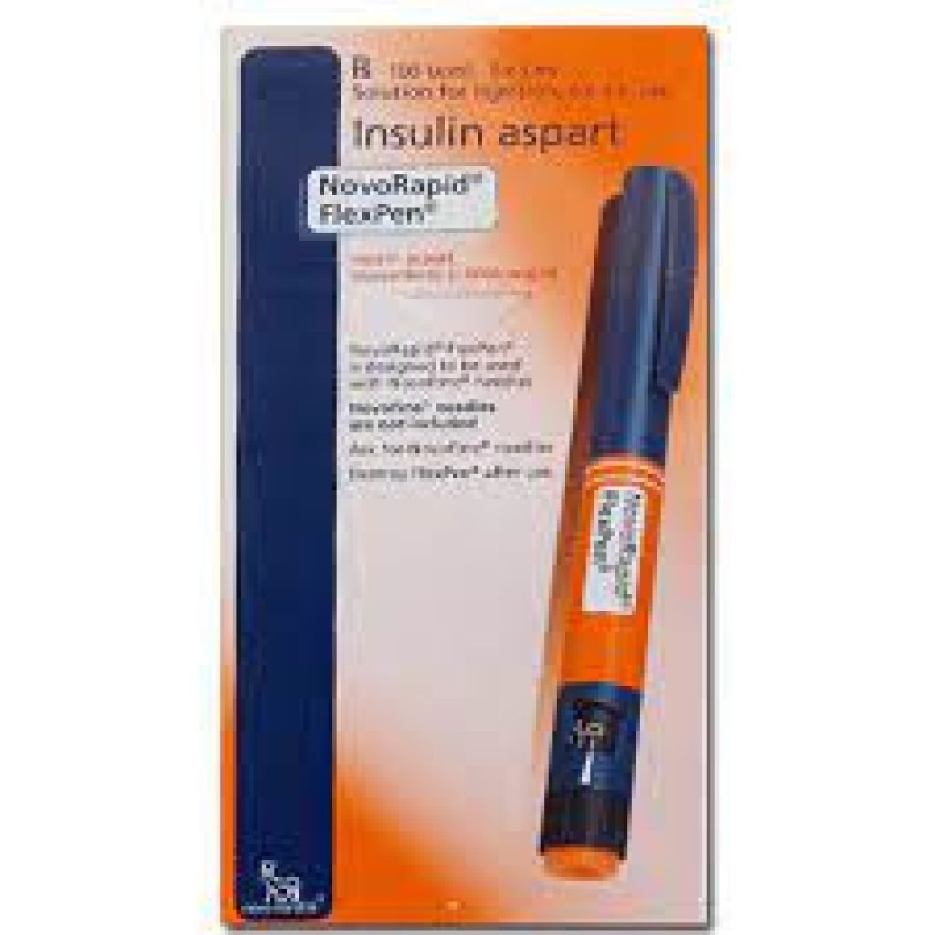 Buy Original Novorapid Flexpen 100IU Pre Filled 3ML Insulin German in ...