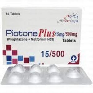 Piotone Plus 15-500MG Tab