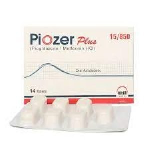 Piozer Plus 15-850MG Tab