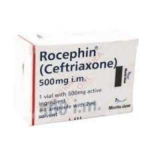 Rocephin IM 500MG Inj