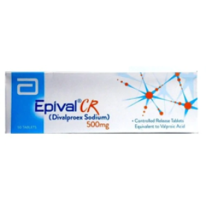 Epival Cr 500MG Tab